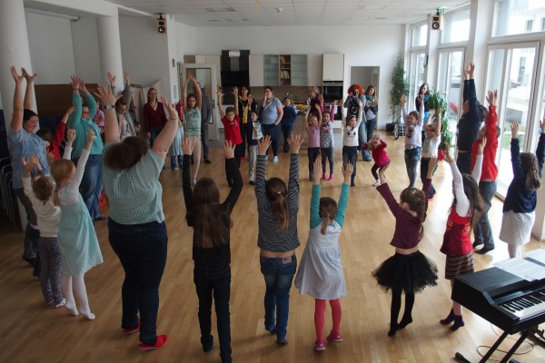 Tanzworkshop mit Kindergruppe 